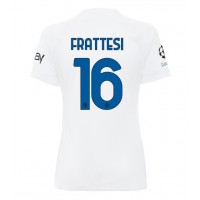 Inter Milan Davide Frattesi #16 Auswärtstrikot Frauen 2023-24 Kurzarm